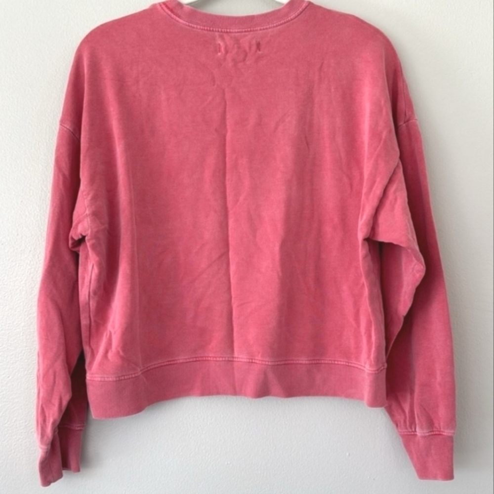 Madewell Rivet & Thread HTF Sweatshirt Garnet Cotton Relaxed Fit XXS Made In USA - Picture 9 of 13